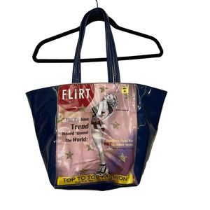 Marilyn Monroe Blue Graohic Tote Bag